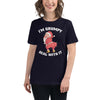 I'm Grumpy Deal With It Women's Relaxed T-Shirt